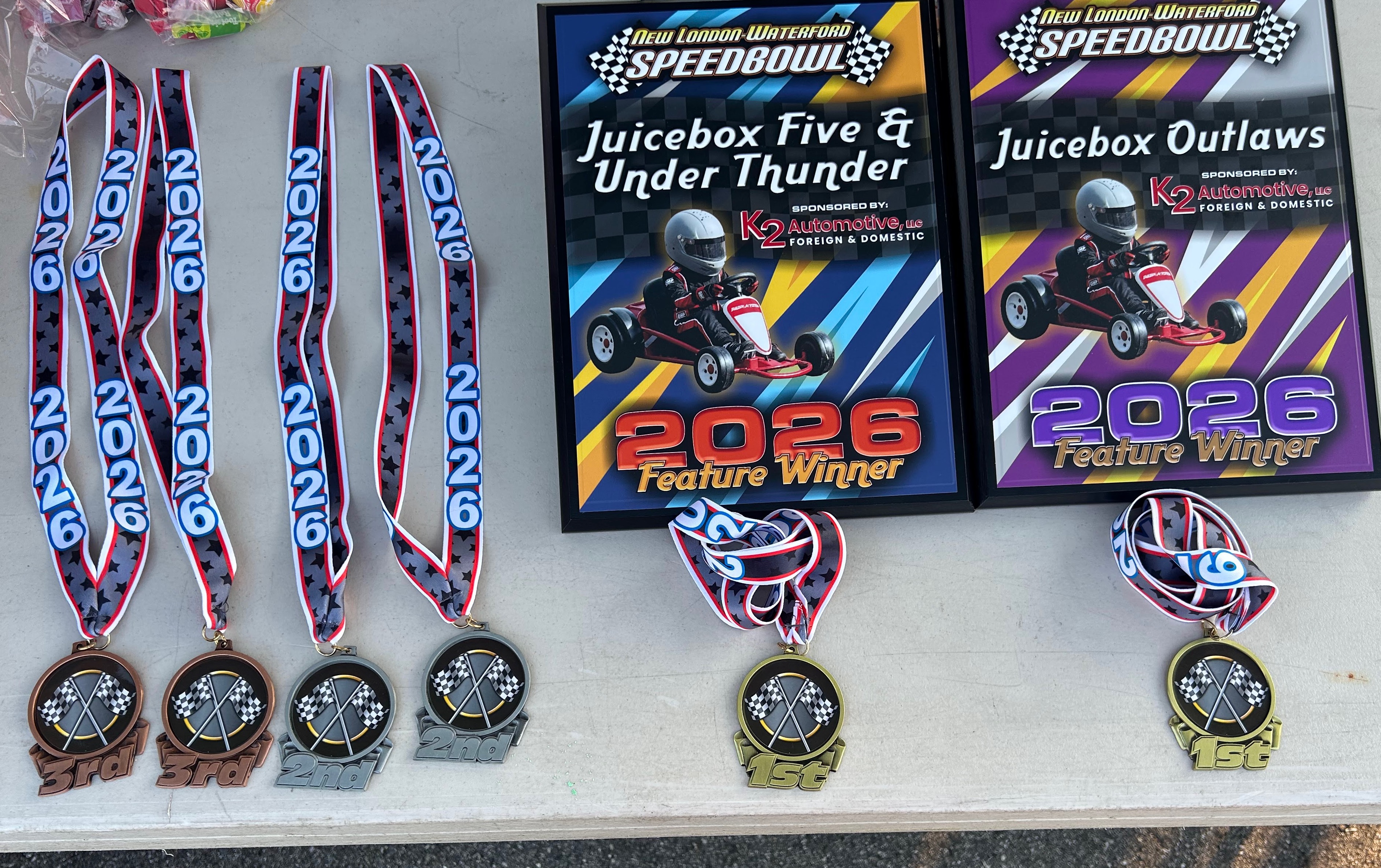 Juicebox Racing podiums and families